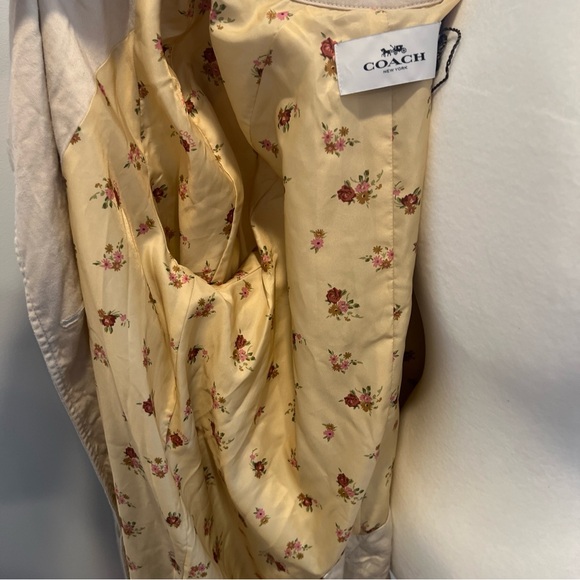 Coach Drapey Trench Coat Size M F29071 - Picture 14 of 16